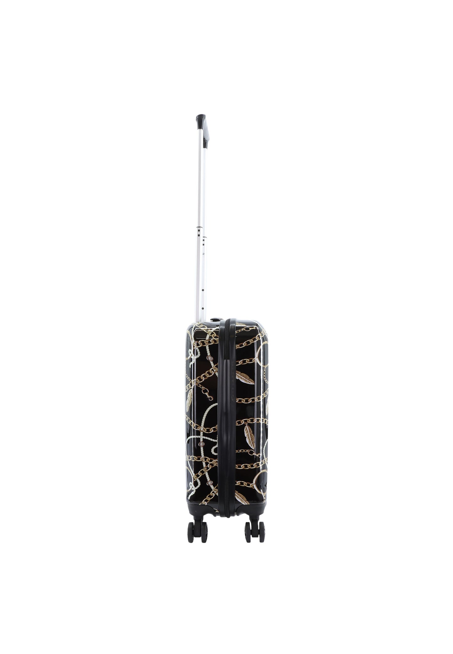 Saxoline Handbagage Harde Koffer / Trolley / Reiskoffer - 55cm (Small) Golden Age Print