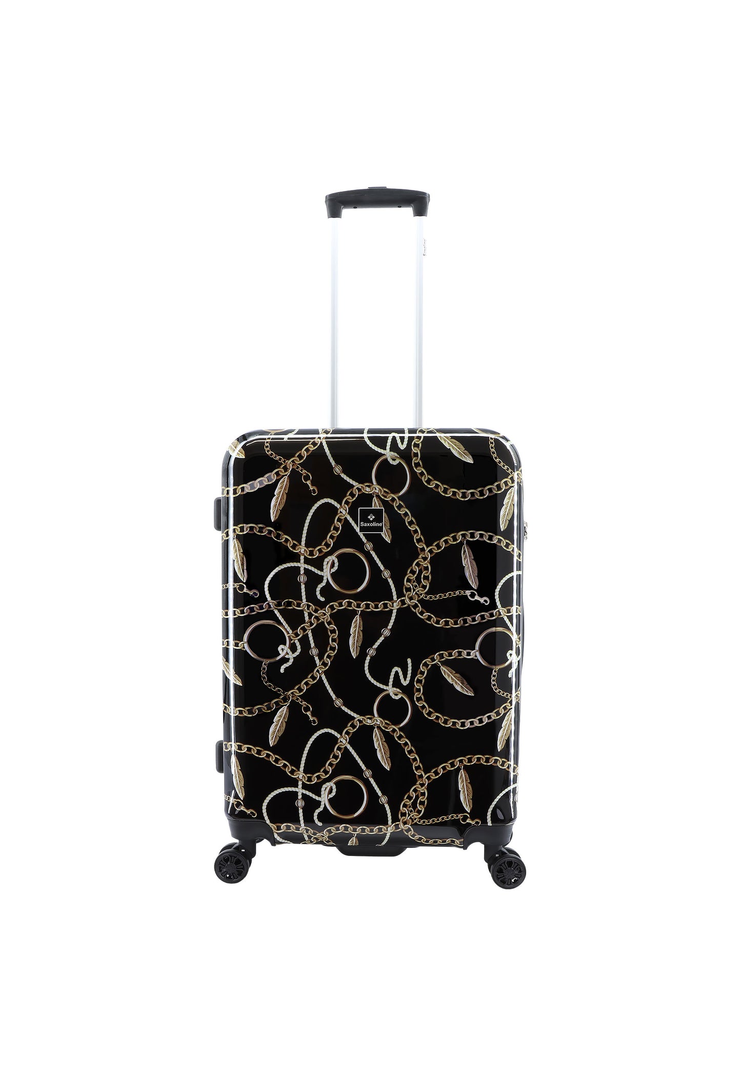 Saxoline Hard Case / Trolley / Travel Case - 66 cm (Moyen) - Golden Age Print