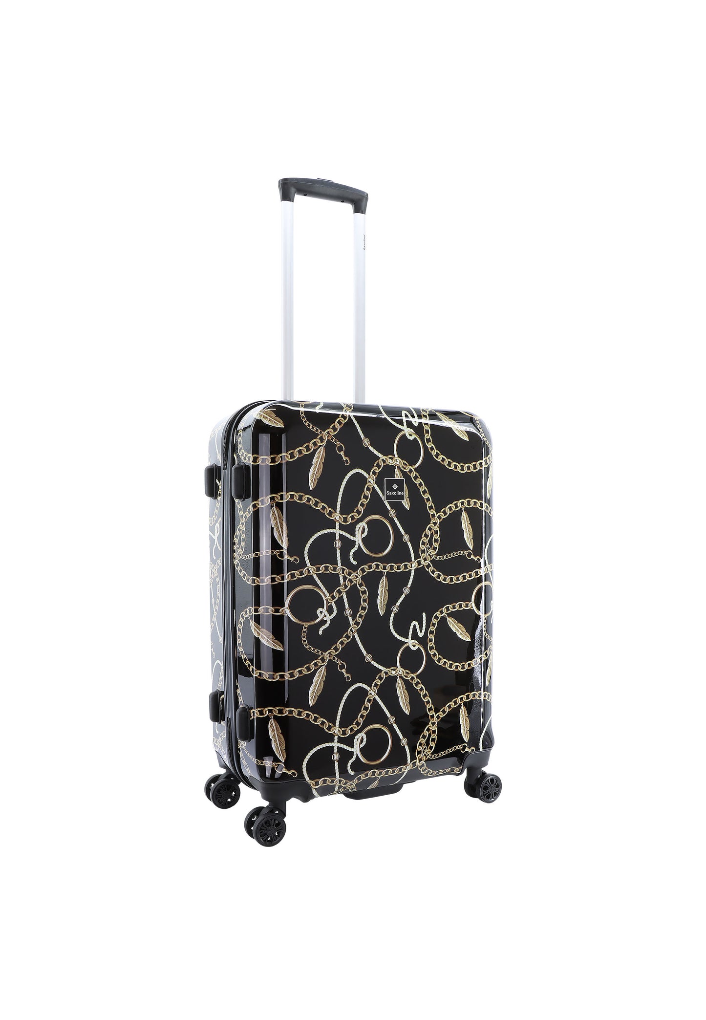 Saxoline Hard Case / Trolley / Travel Case - 66 cm (Moyen) - Golden Age Print