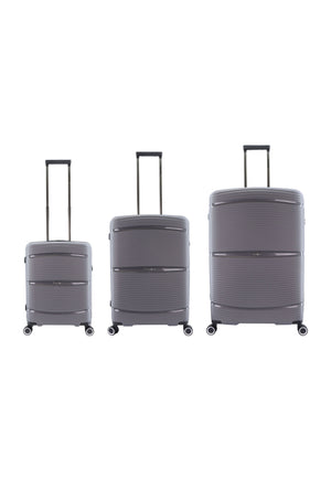 Saxoline Harde Kofferset 3-Delig / Reiskofferset / Trolleyset - Taupe