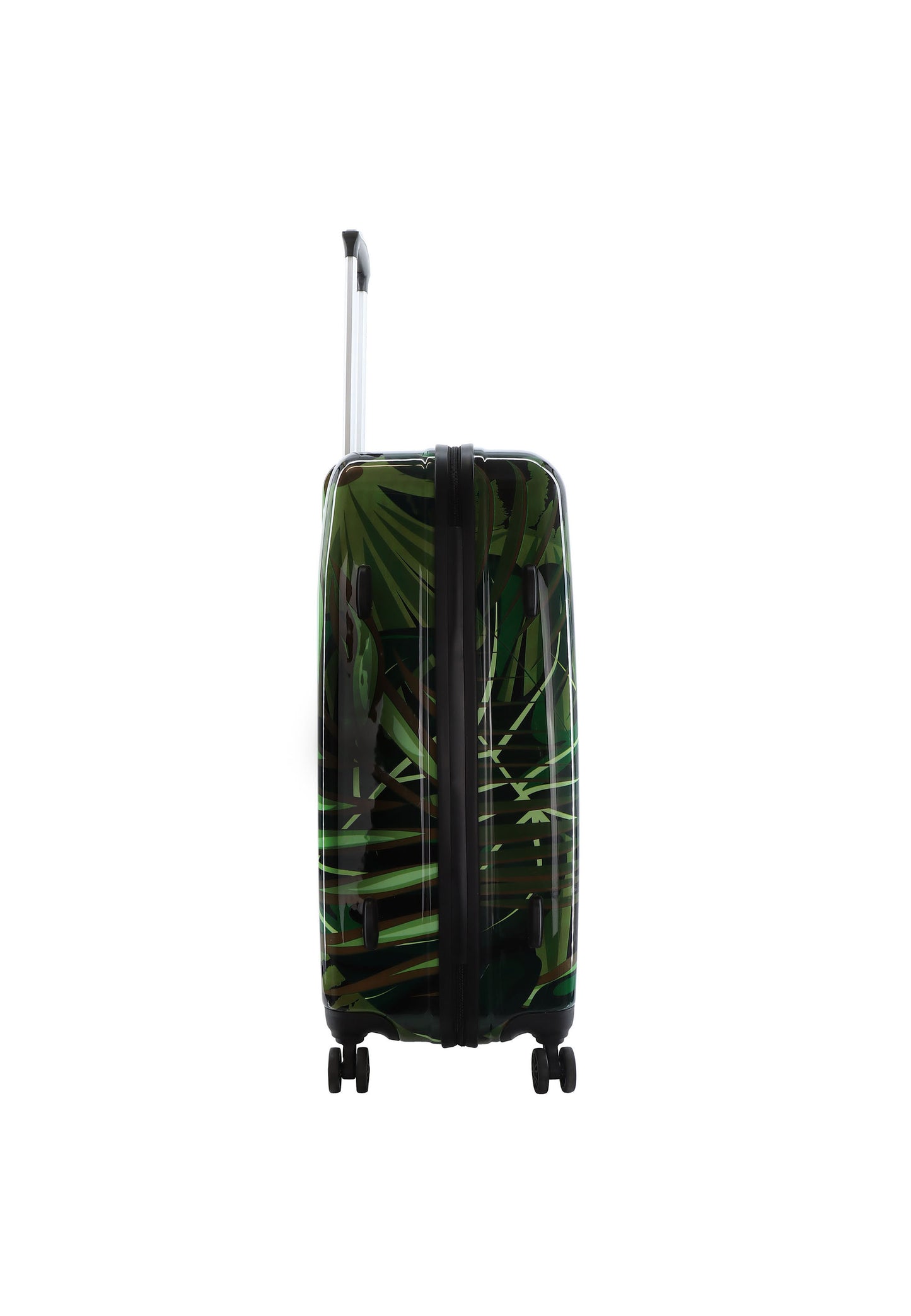 Saxoline Étui Rigide / Trolley / Étui de Voyage - 74 cm (Large) - Imprimé Feuilles de Palmier