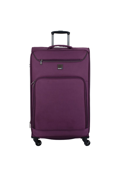 Saxoline Blue Zachte Koffer / Trolley / Reiskoffer - 78 cm (Large) - Alpine - Aubergine