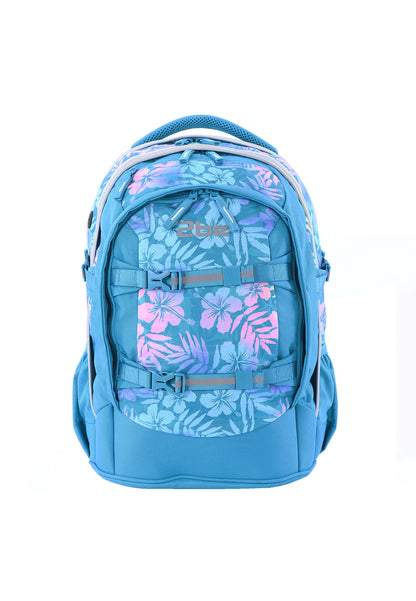 Sac à dos scolaire 2be | Sac à dos pour ordinateur portable 15 pouces avec sac de sport et trousse – Turquoise