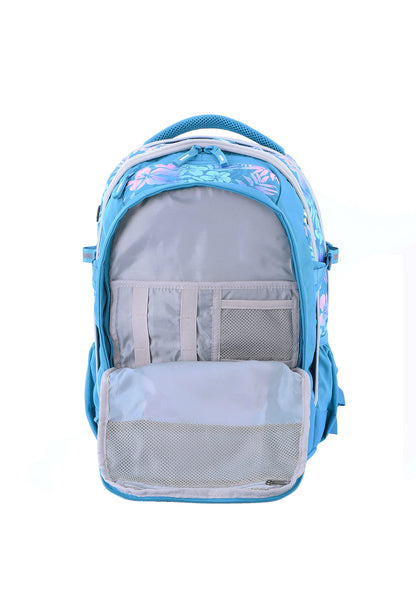 Sac à dos scolaire 2be | Sac à dos pour ordinateur portable 15 pouces avec sac de sport et trousse – Turquoise