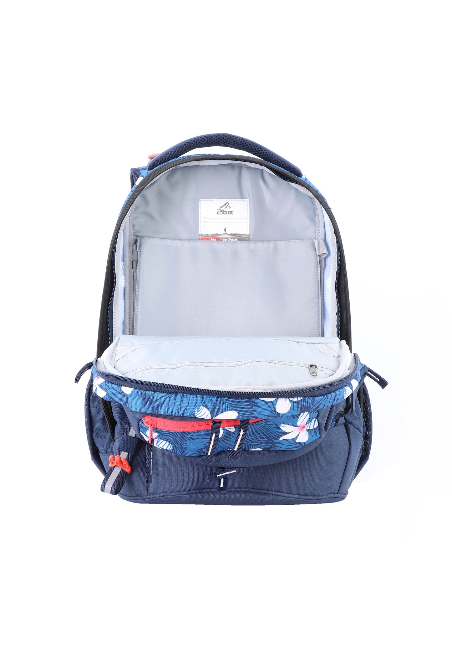 2be Schoolrugzak| schooltas met 15 Inch laptopvak Blauw