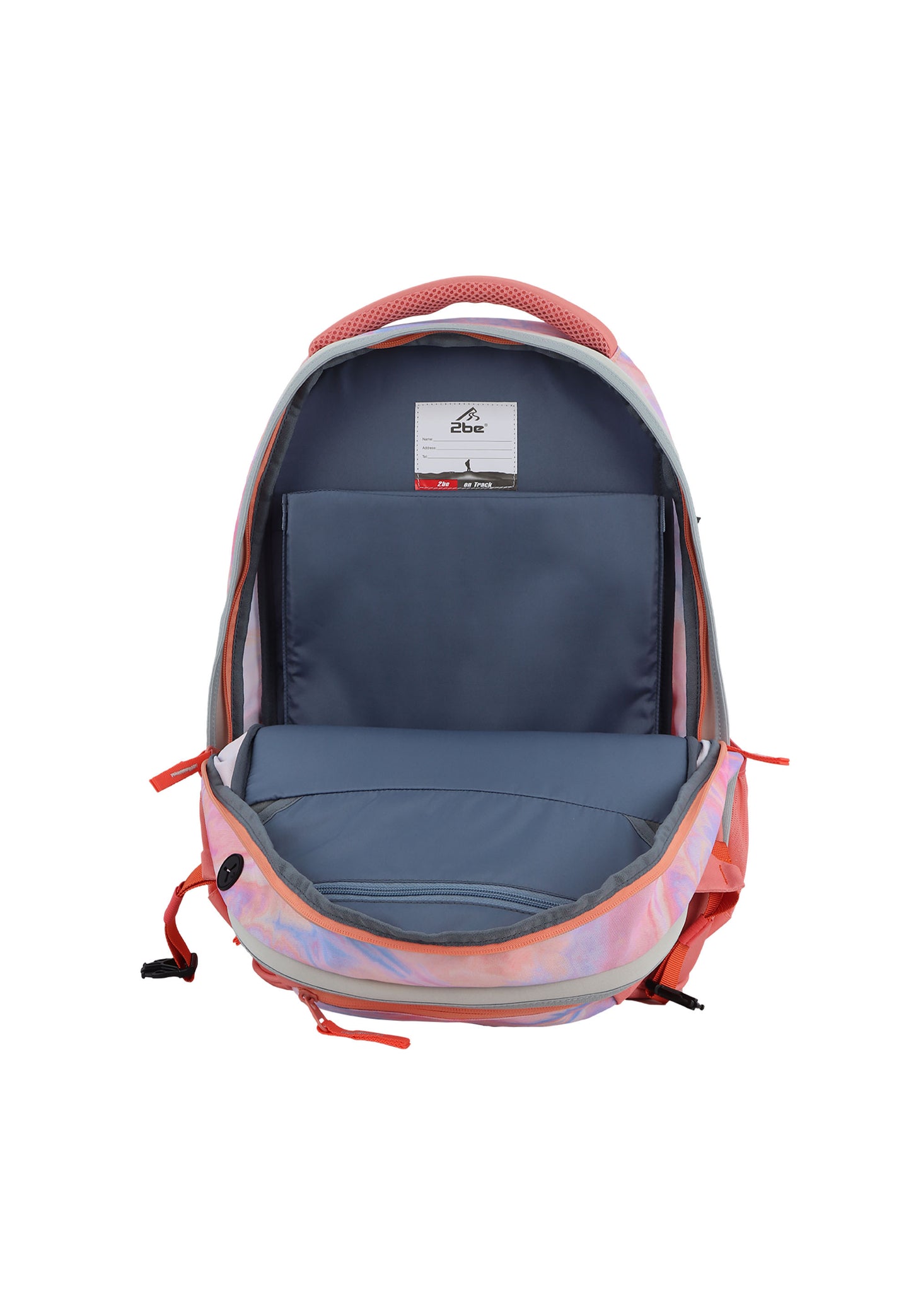 2be Sac à dos scolaire avec compartiment pour ordinateur portable 15 pouces | sac de sport et trousse – Fuchsia