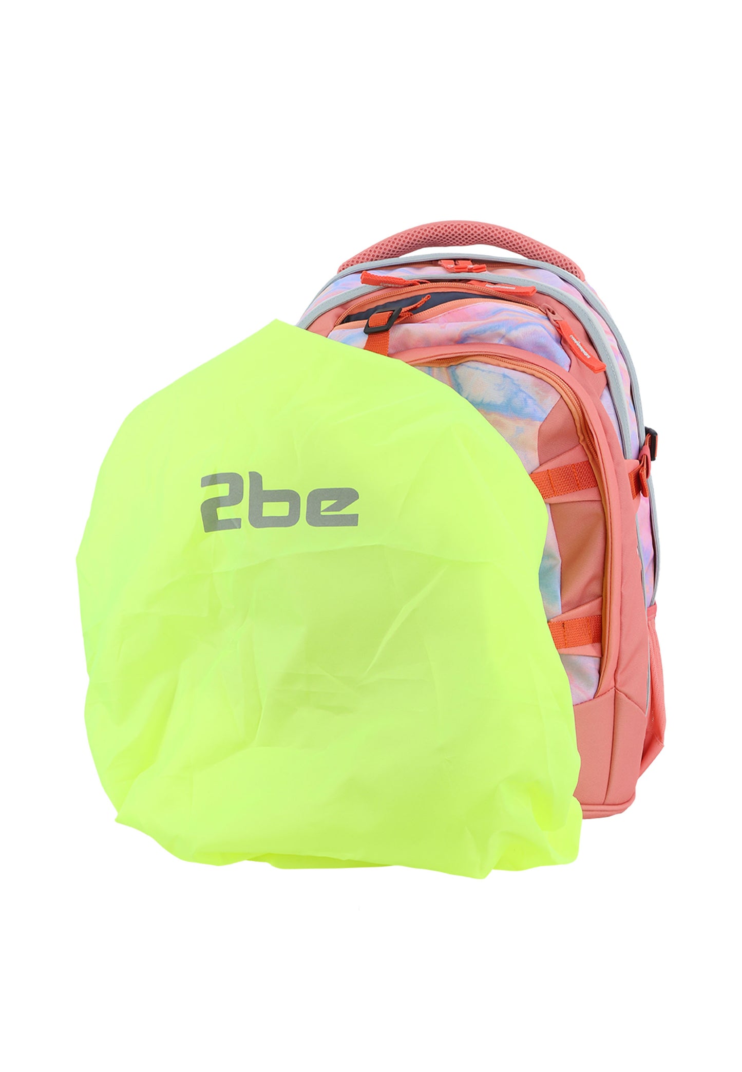 2be Sac à dos scolaire avec compartiment pour ordinateur portable 15 pouces | sac de sport et trousse – Fuchsia