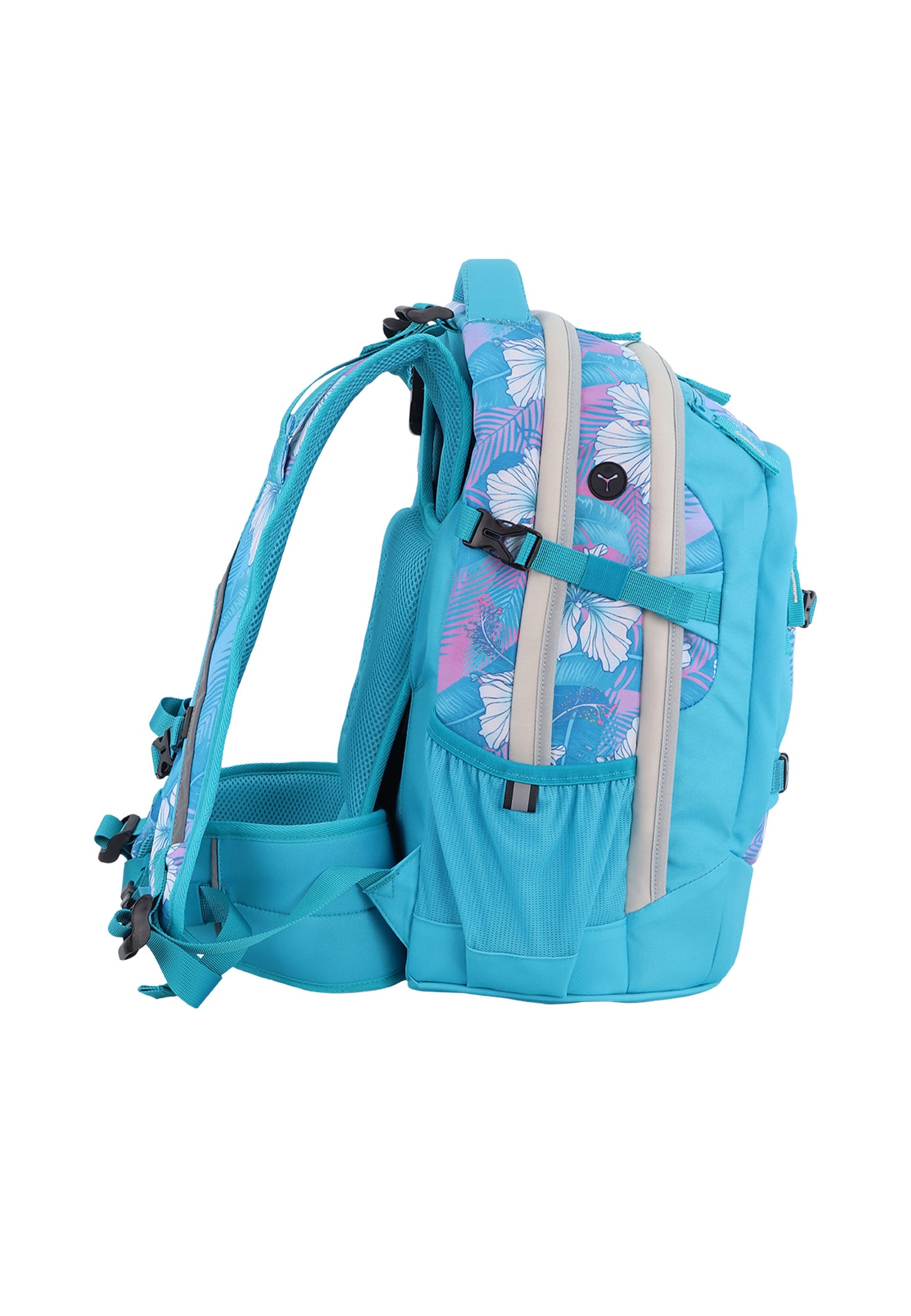 2be Sac à dos scolaire avec compartiment pour ordinateur portable 15 pouces | sac de sport et trousse – Fuchsia