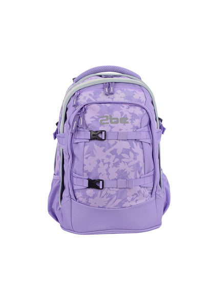 2be Sac à dos scolaire avec compartiment pour ordinateur portable 15 pouces | sac de sport et trousse – Fuchsia