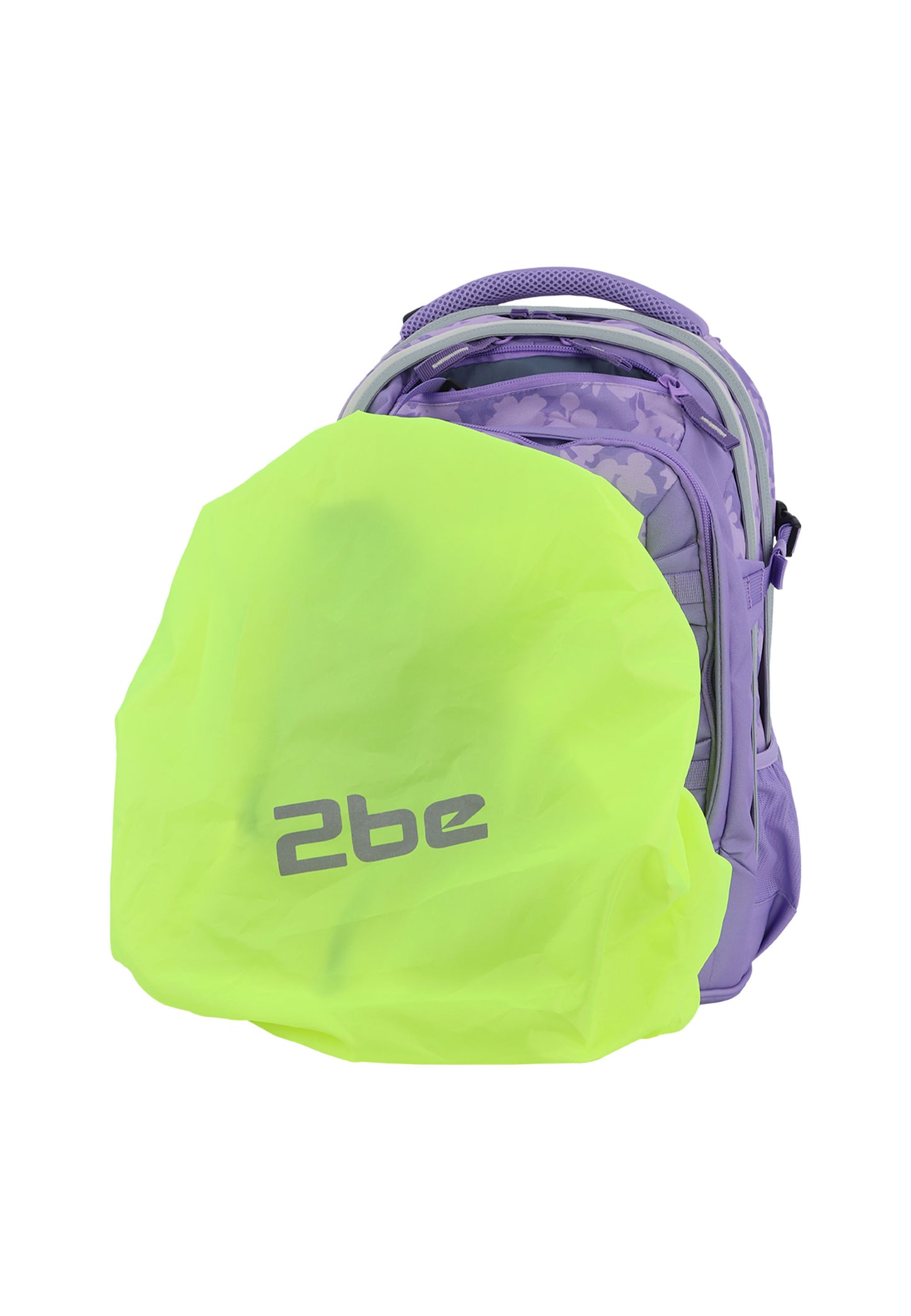 2be Sac à dos scolaire avec compartiment pour ordinateur portable 15 pouces | sac de sport et trousse – Fuchsia