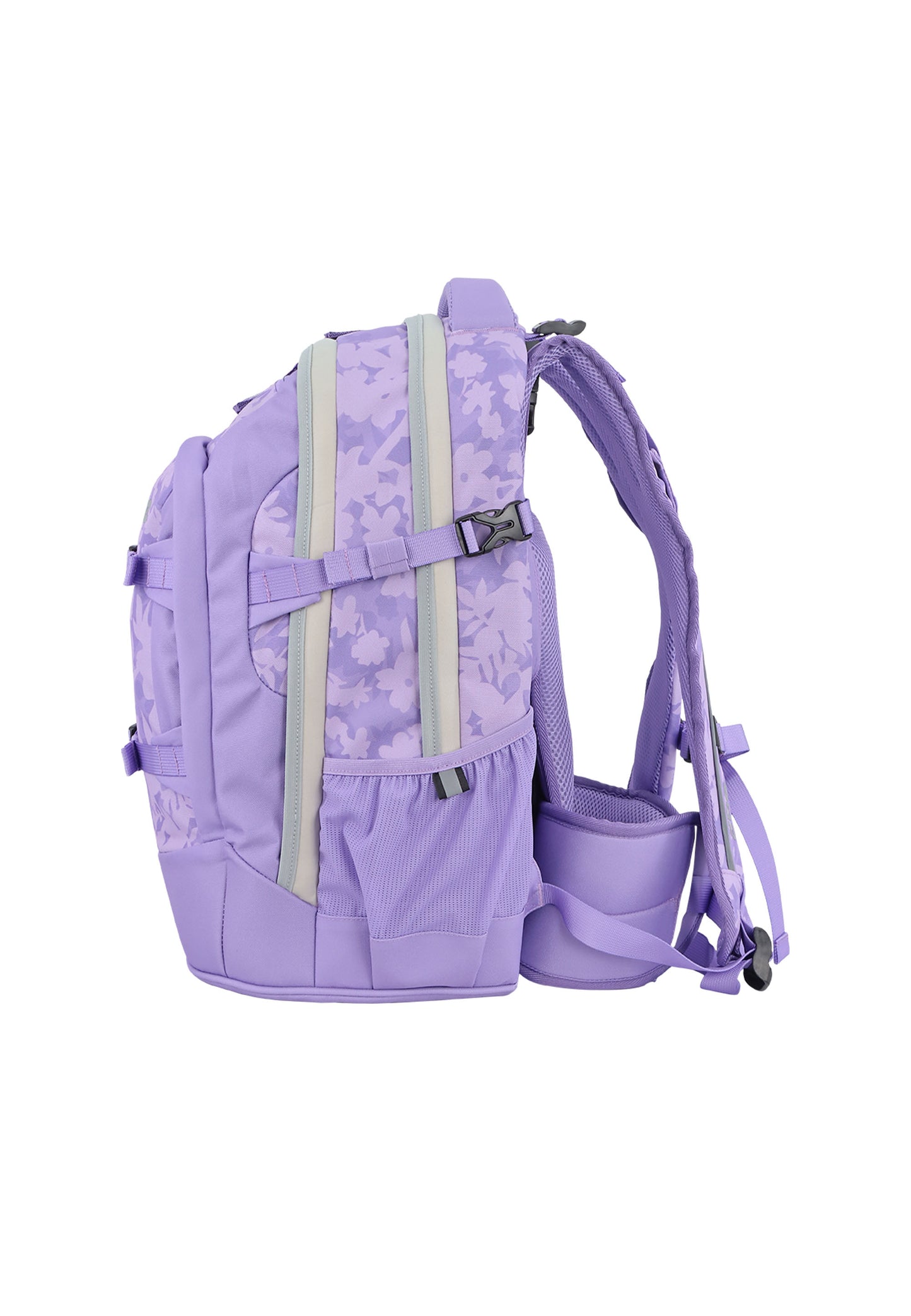 2be Sac à dos scolaire avec compartiment pour ordinateur portable 15 pouces | sac de sport et trousse – Fuchsia