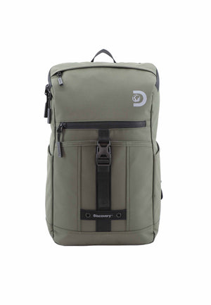 Discovery Laptop Rugzak / Rugtas / Schooltas - 15 inch - Shield - D00115 - Khaki