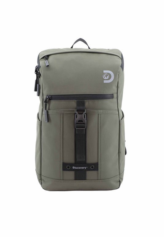 Sac à dos / sac à dos / cartable pour ordinateur portable Discovery - 15 pouces - Shield - D00115 - Kaki