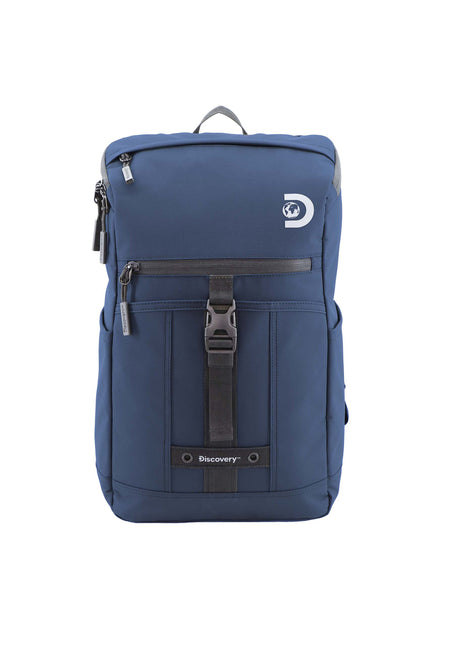 Discovery 15 inch Laptop Rugzak / Rugtas / Schooltas - Shield - Blauw
