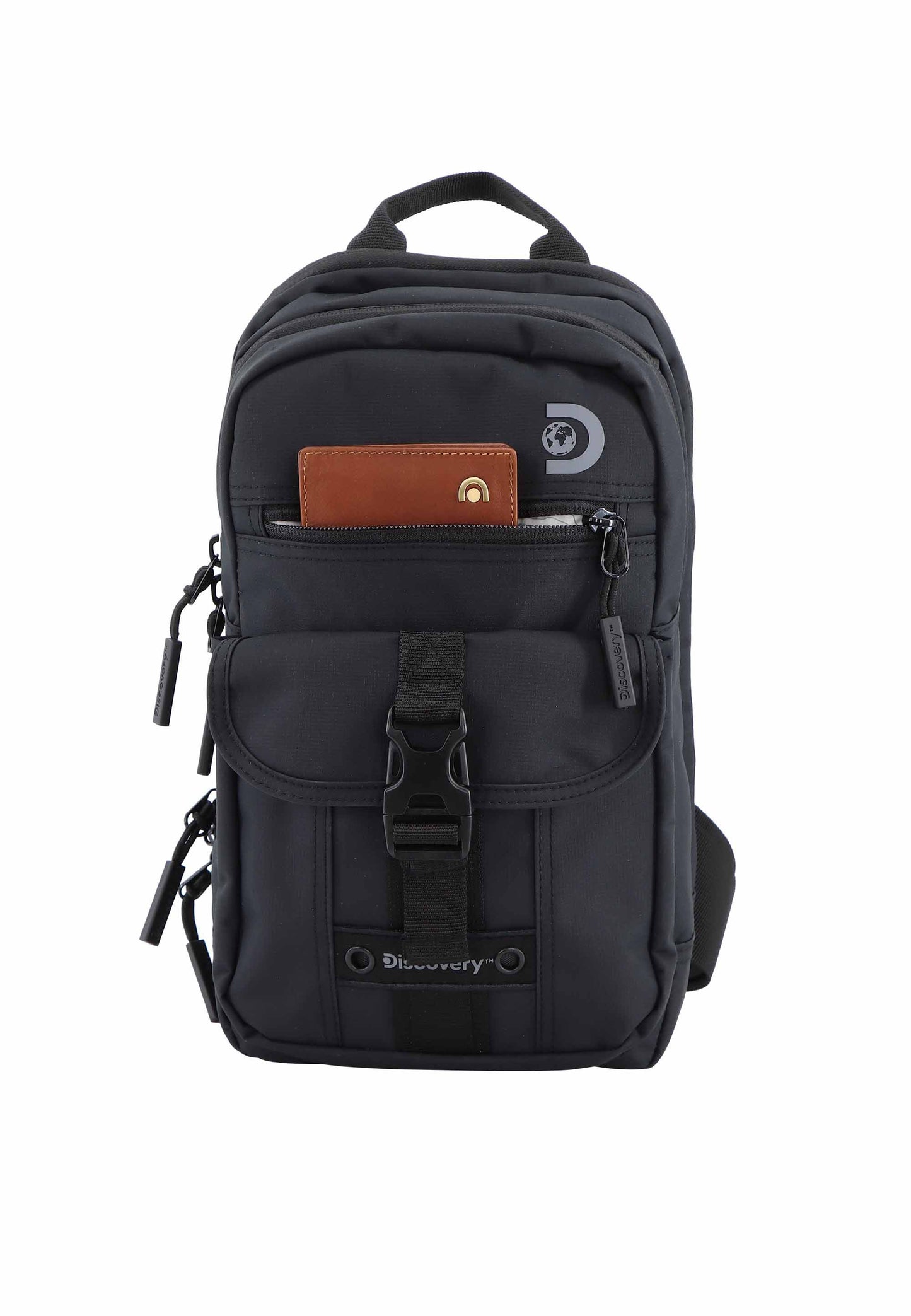 Discovery Crossbodytas / Schoudertas - Shield - Zwart