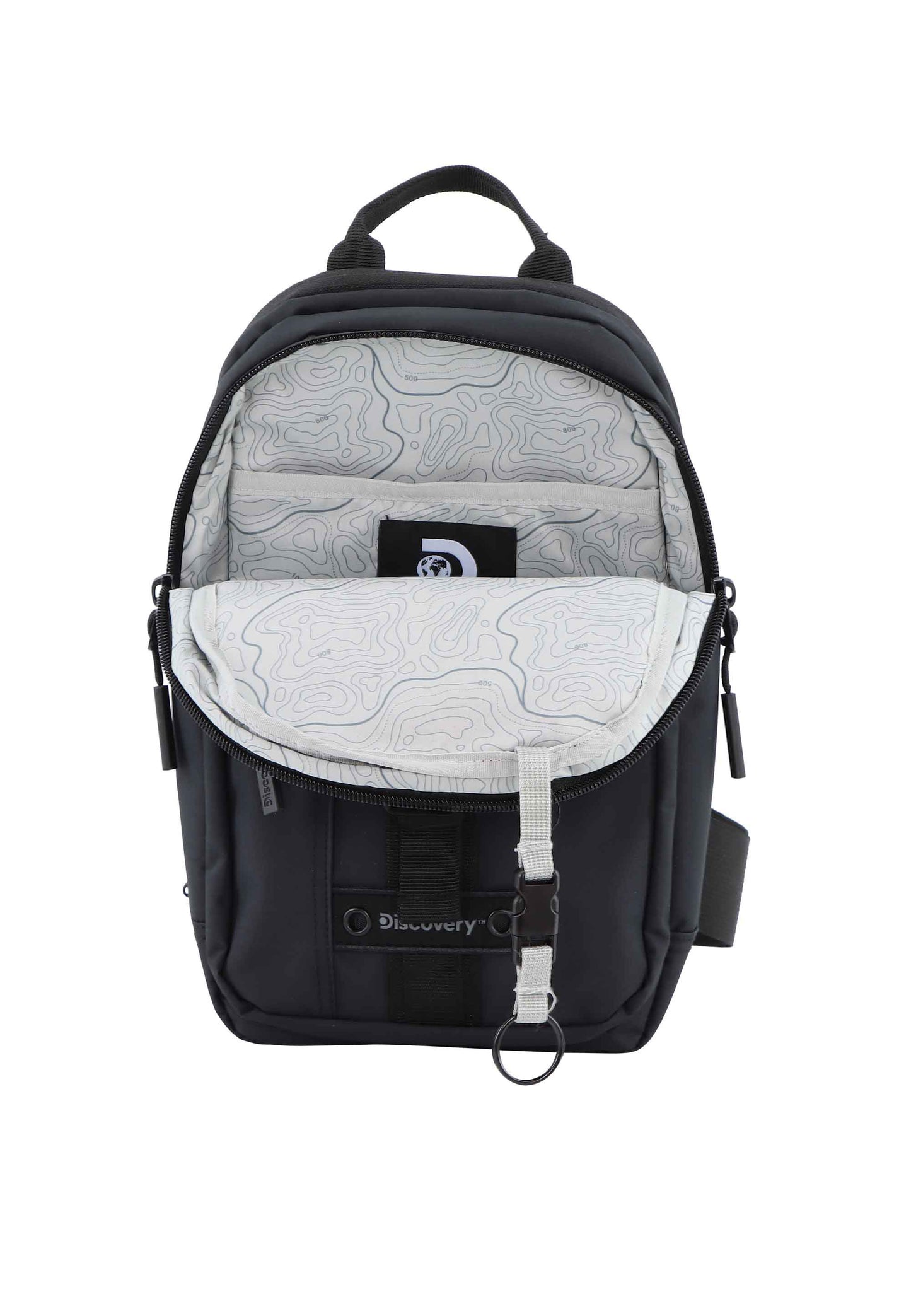 Discovery Crossbodytas / Schoudertas - Shield - Zwart