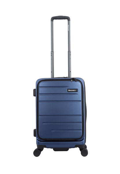 Ensemble de valises rigides Discovery 3 pièces/ensemble de chariot/ensemble de valises de voyage - Patrol - Bleu