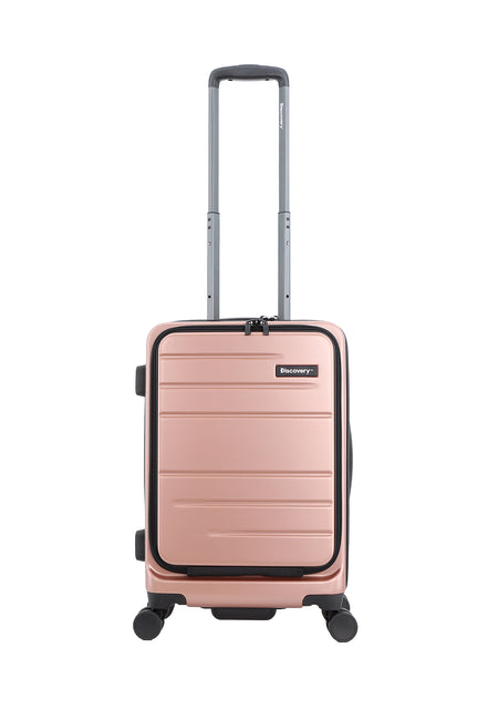 Discovery Harde Kofferset 3-Delig / Trolleyset / Reiskofferset - Patrol - Roze