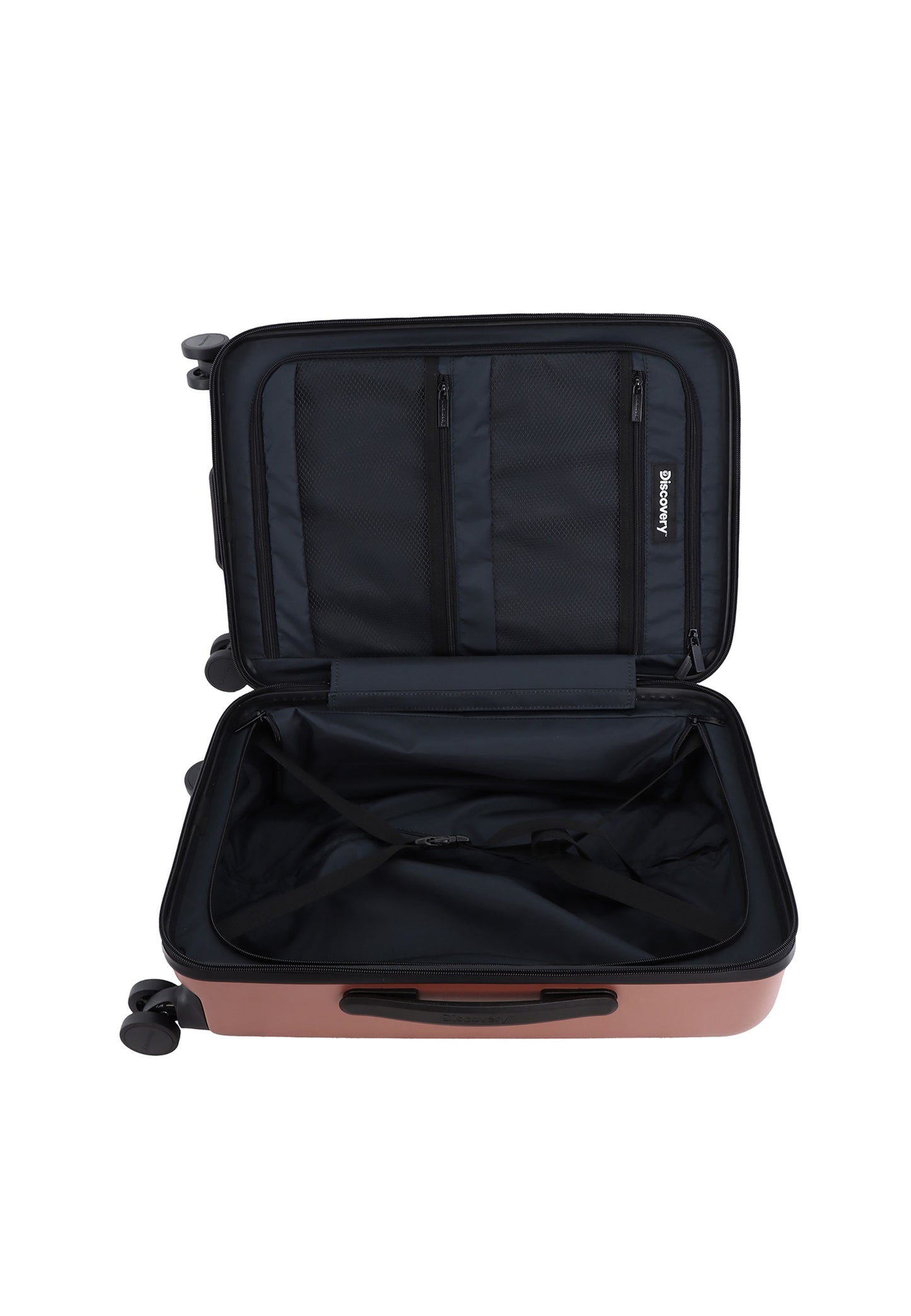 Discovery Patrol harde Handbagage Koffer | Trolley | Reiskoffer 55 cm S - Roze