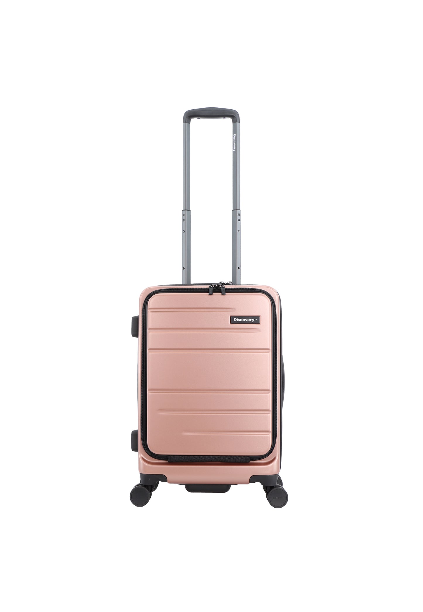 Discovery Patrol harde Handbagage Koffer | Trolley | Reiskoffer 55 cm S - Roze