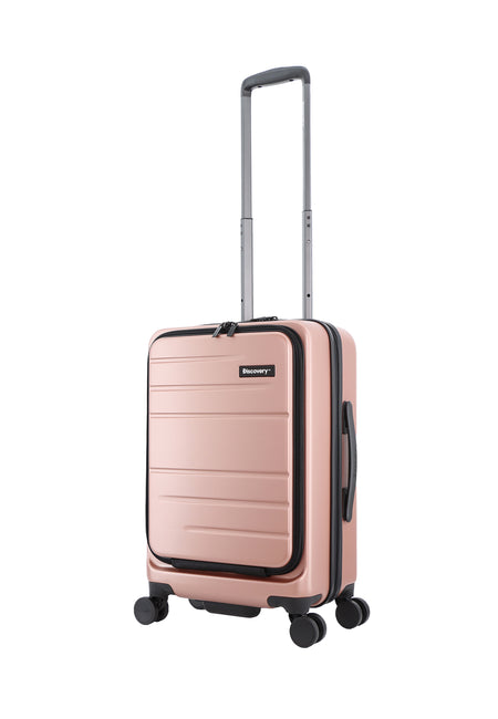 Discovery Handbagage Harde Koffer / Trolley / Reiskoffer - 56 cm (Small) - Patrol - Roze