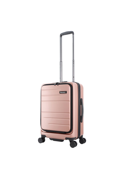 Discovery Patrol harde Handbagage Koffer | Trolley | Reiskoffer 55 cm S - Roze