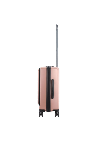 Discovery Patrol harde Handbagage Koffer | Trolley | Reiskoffer 55 cm S - Roze