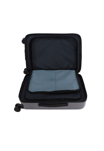 Discovery Patrol harde Handbagage Koffer met laptopvak - 55 cm (S) - Zilver