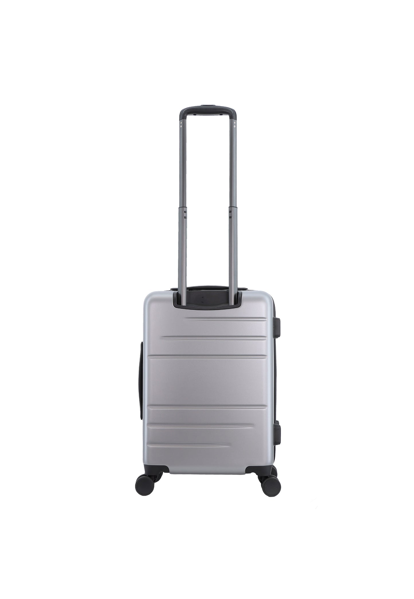 Discovery Patrol harde Handbagage Koffer met laptopvak - 55 cm (S) - Zilver