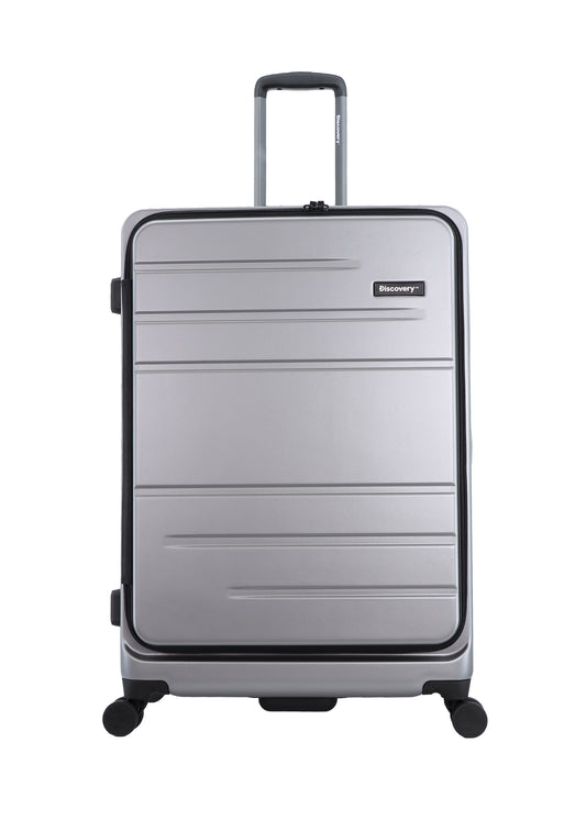 Valise rigide / trolley / valise de voyage Discovery - 78 cm (grande) - Patrol - Argent