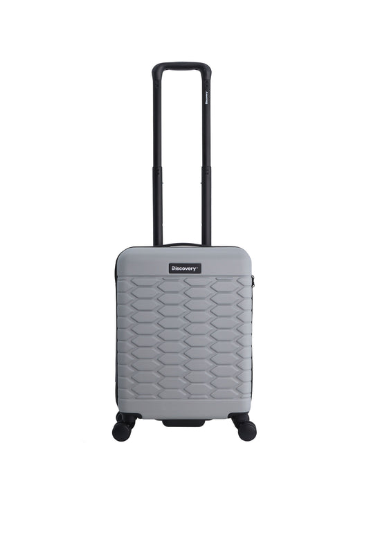 Discovery Reptile Handbagage Harde Koffer / Trolley / Reiskoffer - 54.5 cm (Small) - Zilver