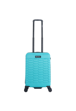 Discovery - Reptile | Handbagage / Harde Koffer / Trolley / Reiskoffer / Valies - 54.5 cm (Small) - Turkoois