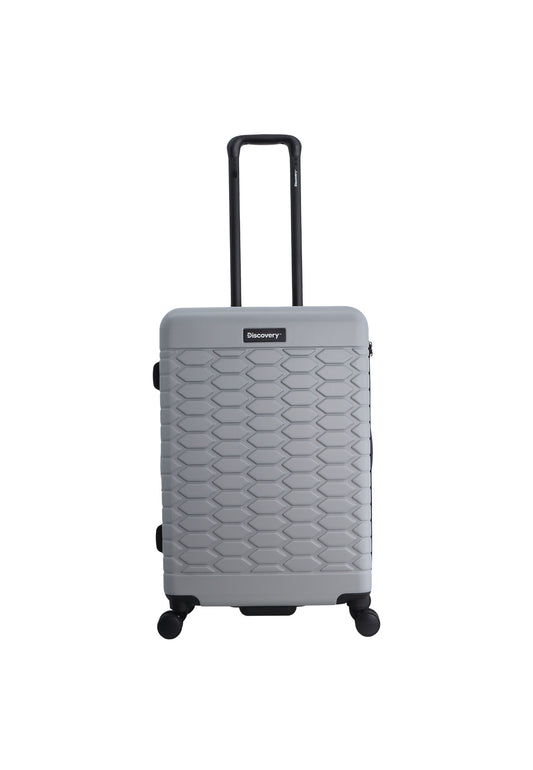 Valise rigide / trolley / valise de voyage Discovery Reptile - 67 cm (moyen) - Argent