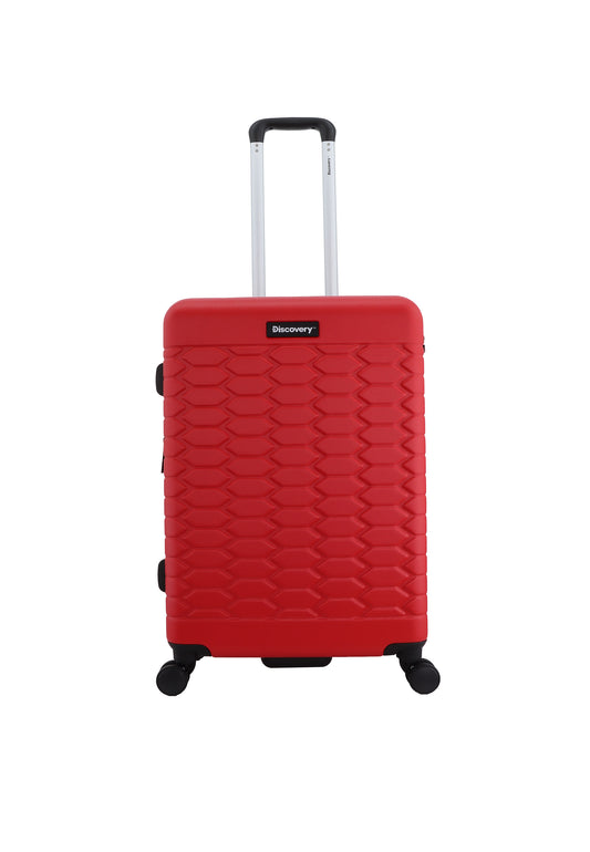 Valise rigide / trolley / valise de voyage Discovery Reptile - 67 cm (moyen) - Rouge