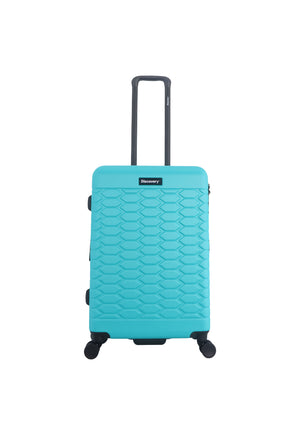 Discovery - Reptile | Harde Koffer / Trolley / Reiskoffer / Valies - 67 cm (Medium) - Turkoois