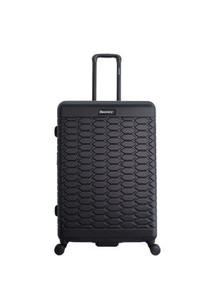 Discovery - Reptile | Harde Koffer / Trolley / Reiskoffer / Valies - 77 cm (Large) - Zwart