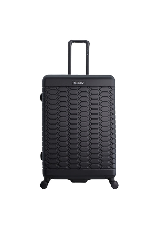 Discovery - Reptile | Harde Koffer / Trolley / Reiskoffer / Valies - 77 cm (Large) - Zwart