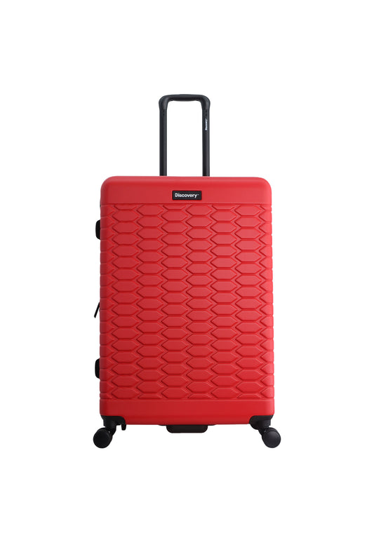 Valise rigide / trolley / valise de voyage Discovery Reptile - 77 cm (grande) - Rouge