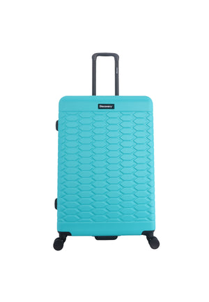 Discovery - Reptile | Harde Koffer / Trolley / Reiskoffer / Valies - 77 cm (Large) - Turkoois