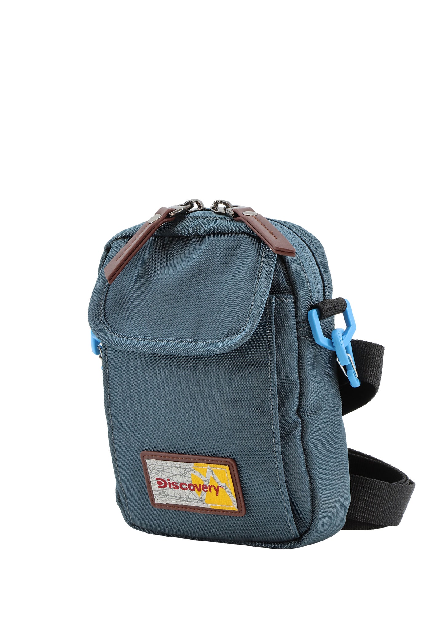 Discovery Crossbodytas / Schoudertas / Utilitytas met Flap - Icon - Petrol Blauw