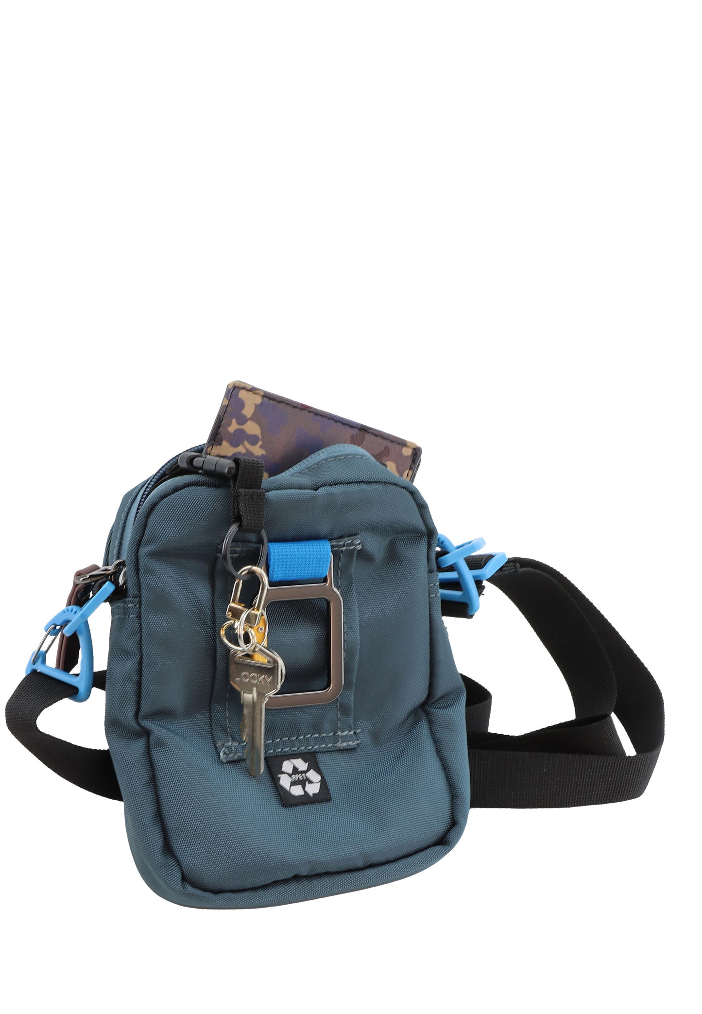 Discovery Crossbodytas / Schoudertas / Utilitytas met Flap - Icon - Petrol Blauw