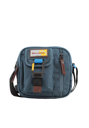 Discovery Crossbodytas / Schoudertas - Icon - D00713 - Petrol Blauw