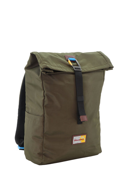 Sac à dos / sac à dos / cartable pour ordinateur portable Discovery - 15 pouces - Icon - D00722 - Kaki