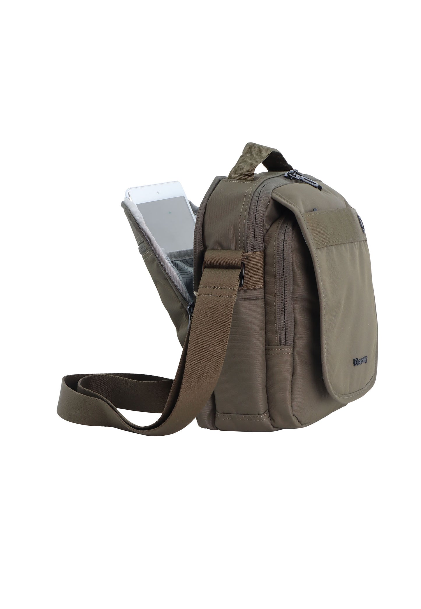 Discovery Downtown Messenger Schoudertas / Crossbodytas Khaki - D00914