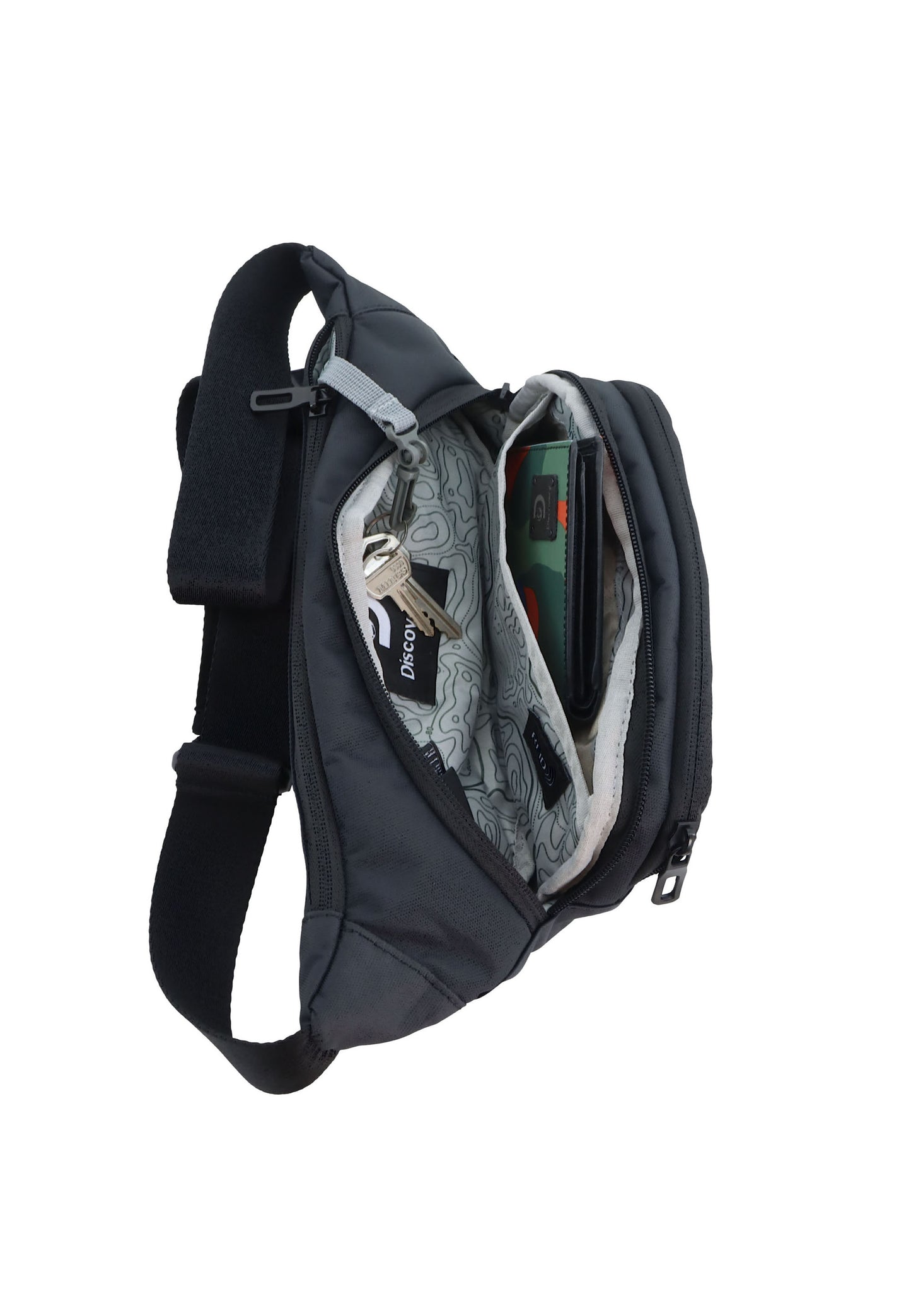 Sac banane découverte | Sac banane Downtown - Kaki - D00920.11