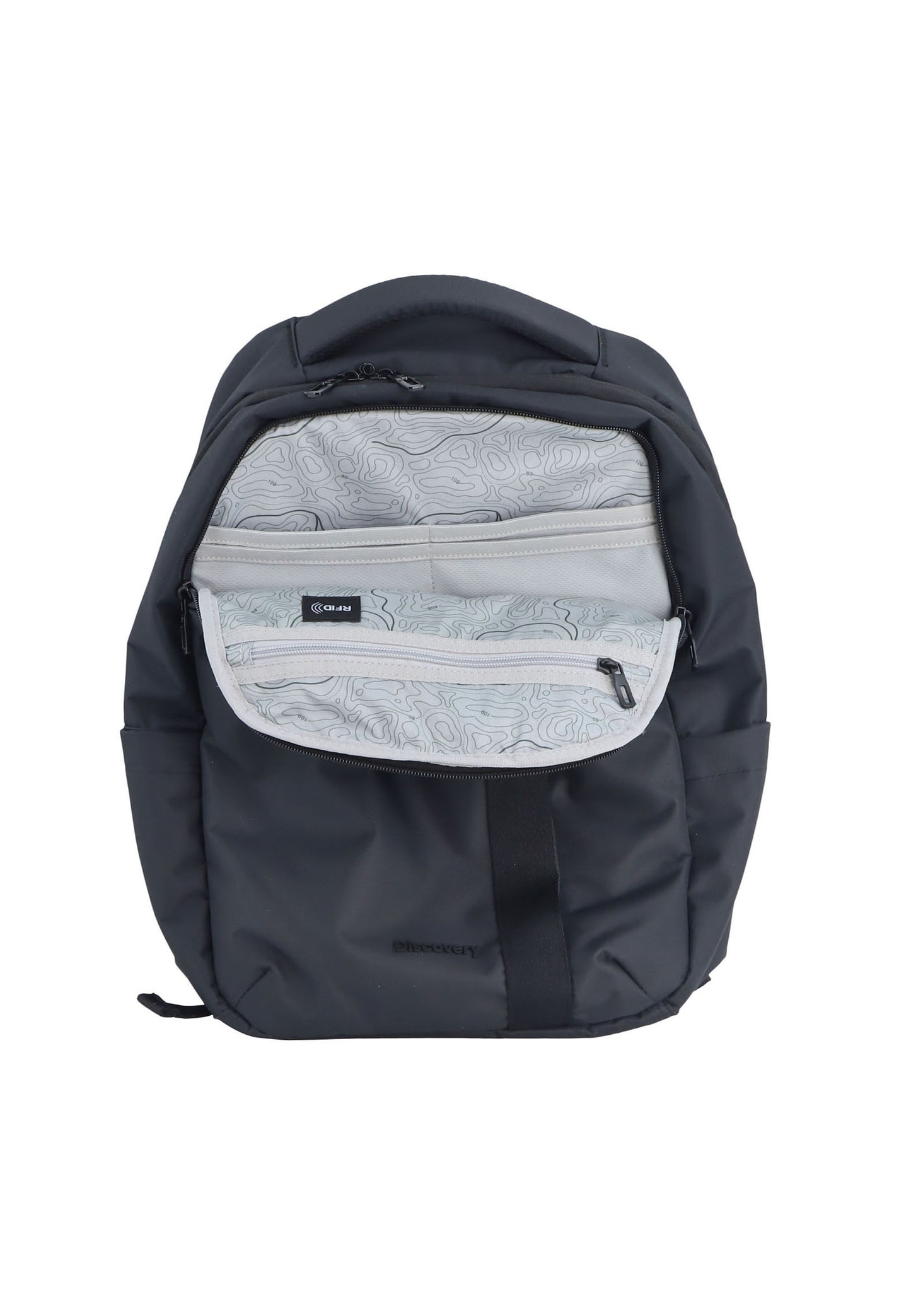 Discovery Downtown Laptop Rugzak / Schooltas Zwart