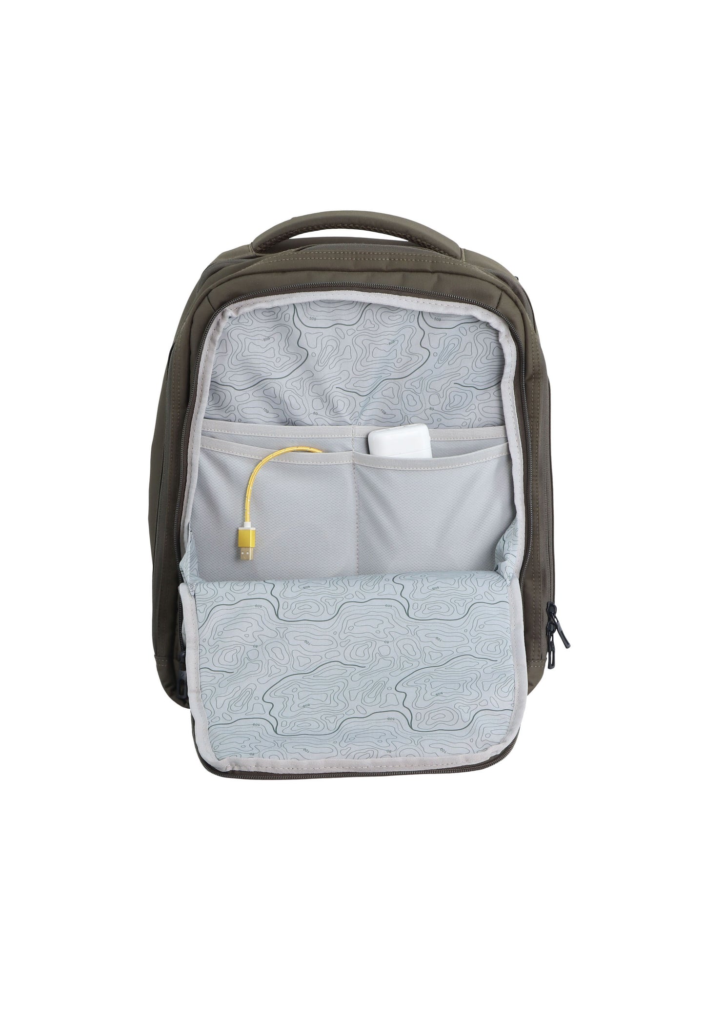 Discovery Downtown 2 Compartimenten Rugzak / Laptoprugzak Khaki - D00942