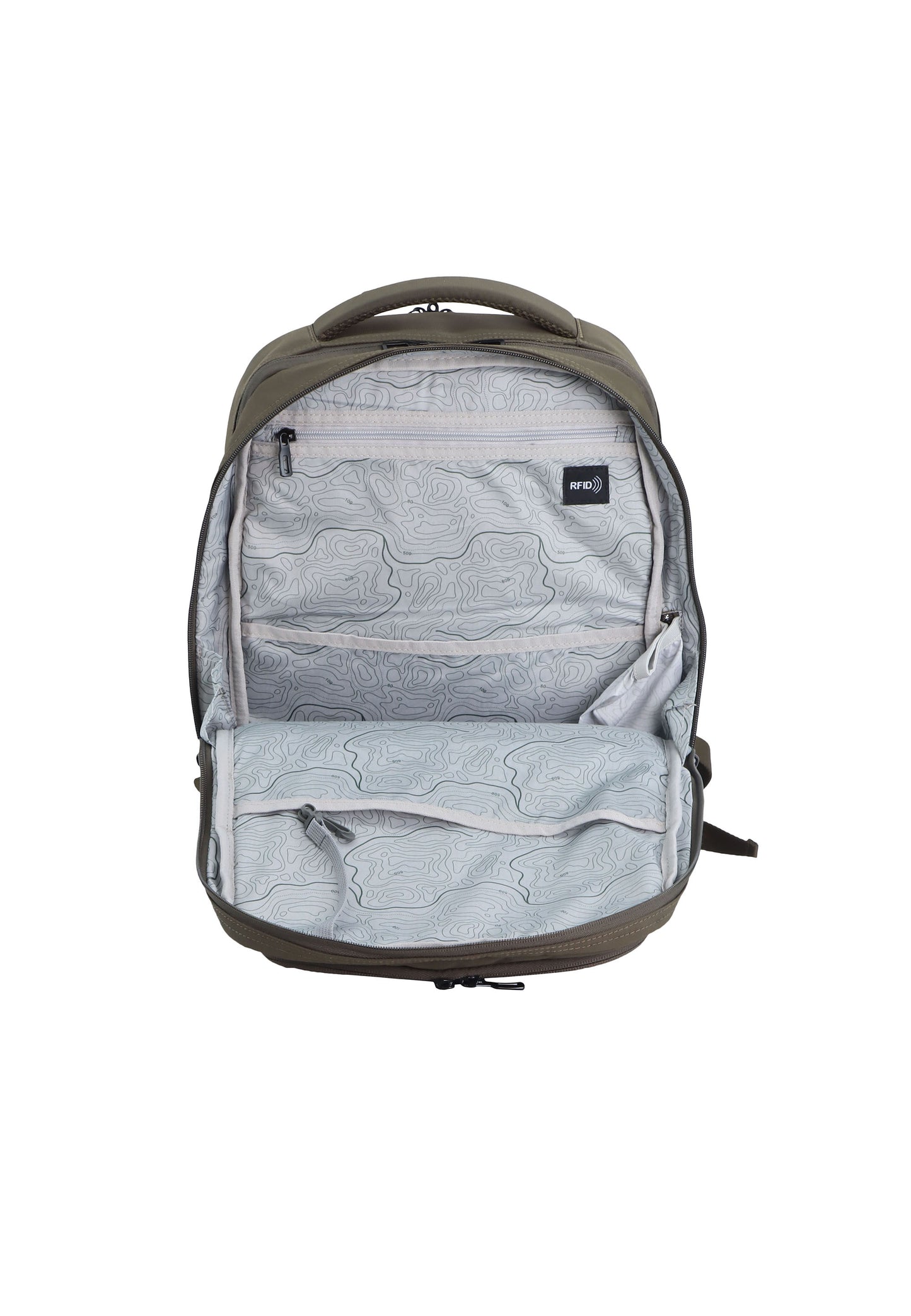 Discovery Downtown 2 Compartimenten Rugzak / Laptoprugzak Khaki - D00942