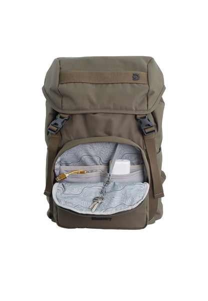 Discovery Downtown Laptop Rugzak Khaki