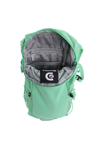 Sac à dos de randonnée ou de vélo Discovery Body Spirit petit, 5 litres - Menthe